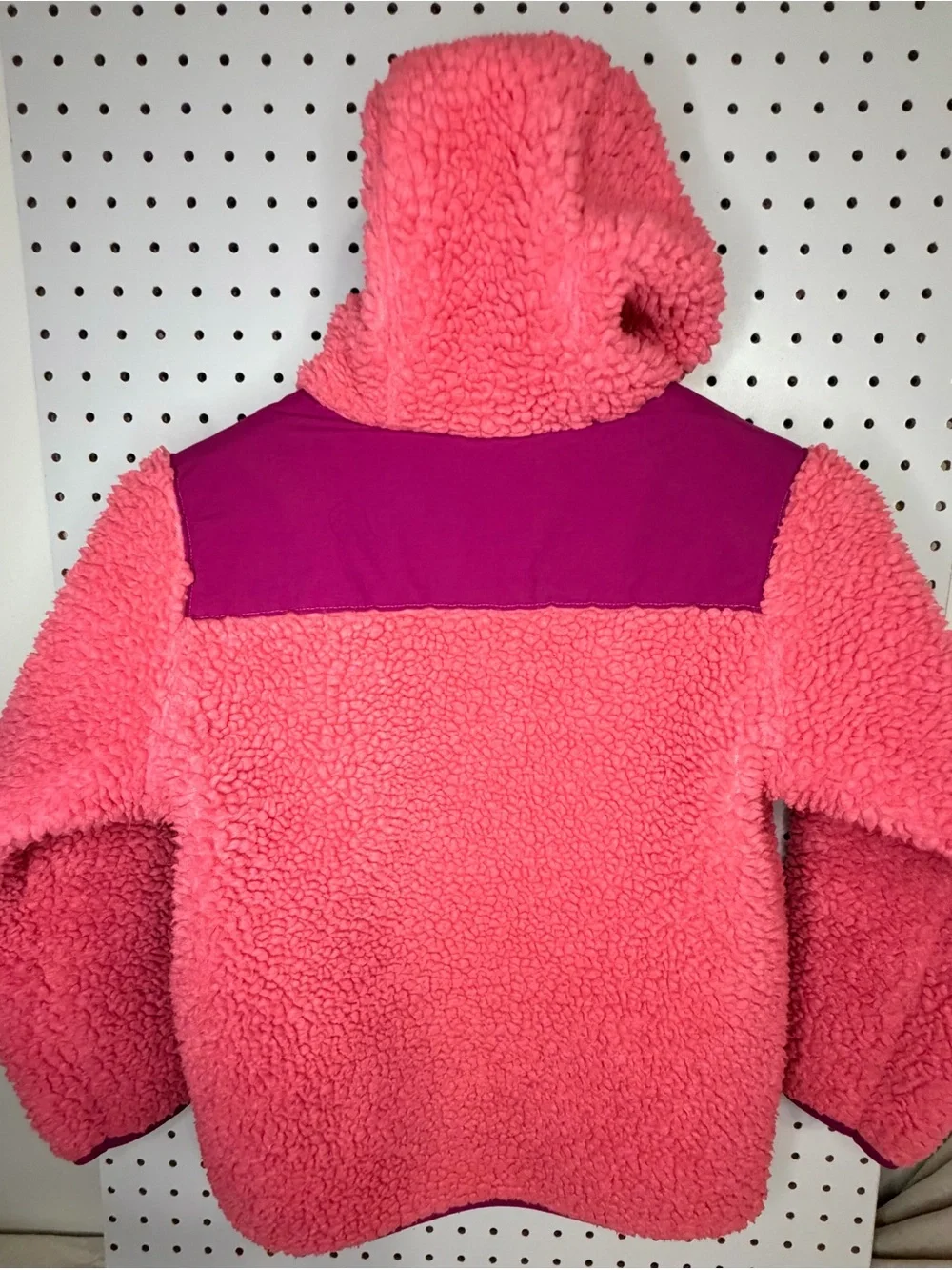 Hanna Andersson Thick Sherpa Fleece Hooded Jacket Pink Size 130 / US 8